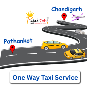 Chandigarh to Pathankot One Way Taxi Service by Punjabi Cab