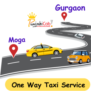 AC taxi from Gurgaon to Moga by Punjabi Cab – clean, safe, and reliable travel service