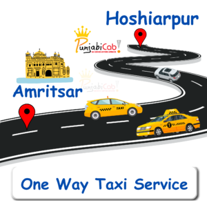 Hoshiarpur to Amritsar One Way AC Taxi Booking – Punjabi Cab