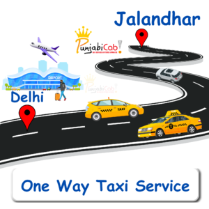 AC Taxi from Jalandhar to Delhi – Book Now with Punjabi Cab