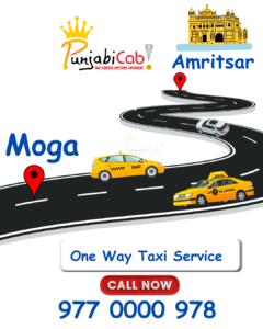 Amritsar to Katra One Way Taxi Service by Punjabi Cab – Book reliable and affordable cabs for your one-way trip from Amritsar to Moga. Call 9770000978 for 24x7 taxi booking.