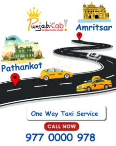 Amritsar to Pathankot One Way Taxi Service by Punjabi Cab – Affordable and reliable cabs for one-way travel. Call 9770000978 to book your Amritsar to Pathankot taxi anytime, anywhere.